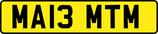 MA13MTM