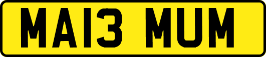 MA13MUM