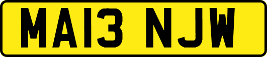 MA13NJW