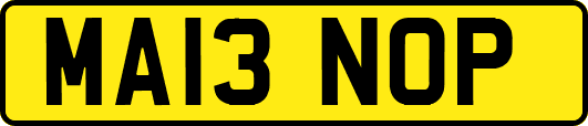MA13NOP