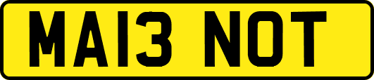 MA13NOT