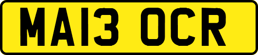 MA13OCR