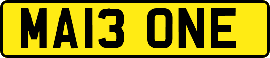 MA13ONE