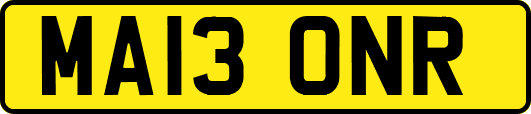 MA13ONR