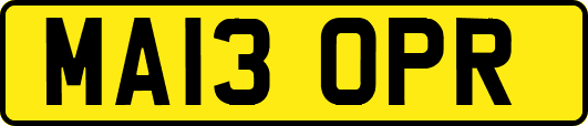 MA13OPR