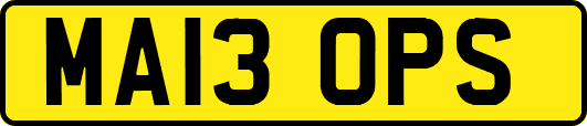 MA13OPS