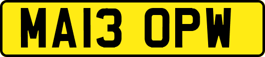 MA13OPW