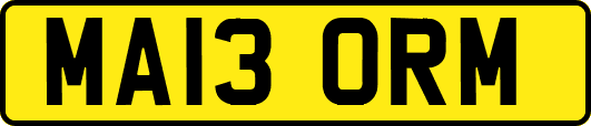 MA13ORM