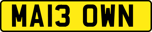 MA13OWN