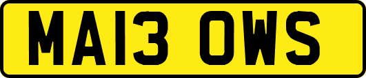 MA13OWS