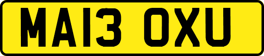 MA13OXU