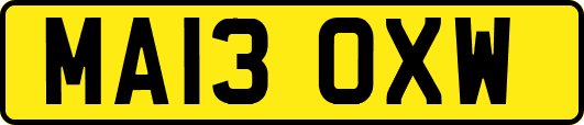 MA13OXW