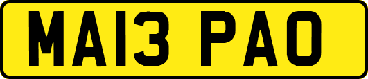 MA13PAO