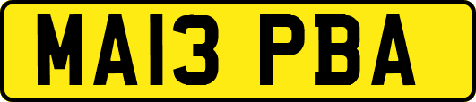 MA13PBA