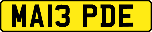 MA13PDE