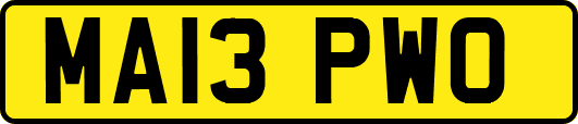 MA13PWO