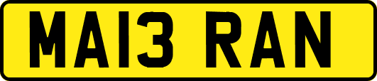 MA13RAN