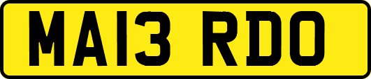 MA13RDO