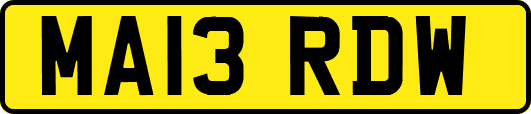 MA13RDW
