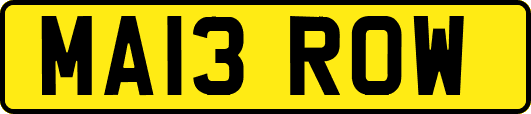 MA13ROW
