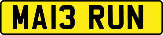MA13RUN