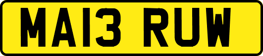MA13RUW