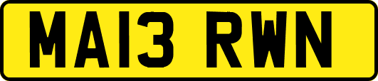MA13RWN