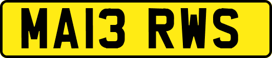 MA13RWS
