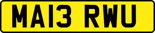 MA13RWU