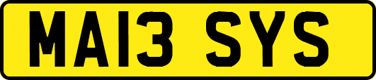 MA13SYS