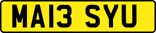 MA13SYU
