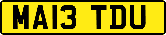 MA13TDU