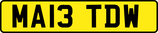 MA13TDW