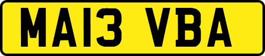 MA13VBA