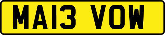 MA13VOW