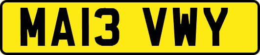 MA13VWY
