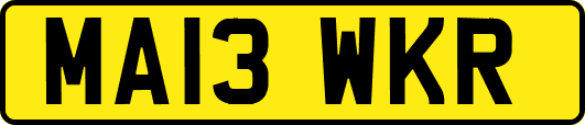 MA13WKR