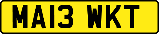 MA13WKT