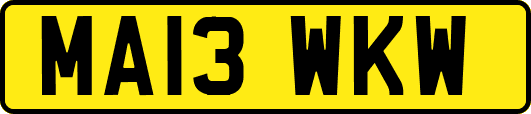 MA13WKW