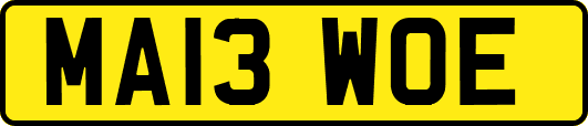 MA13WOE
