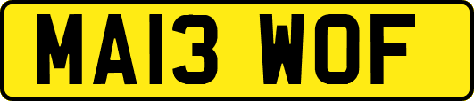 MA13WOF