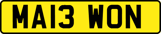 MA13WON