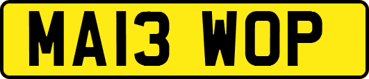 MA13WOP