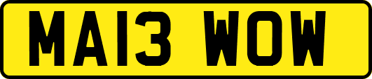 MA13WOW