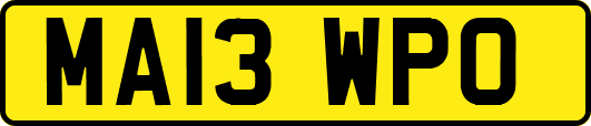 MA13WPO