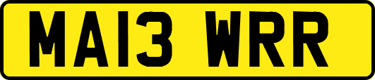 MA13WRR