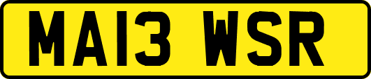 MA13WSR