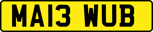 MA13WUB