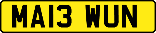 MA13WUN
