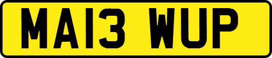 MA13WUP